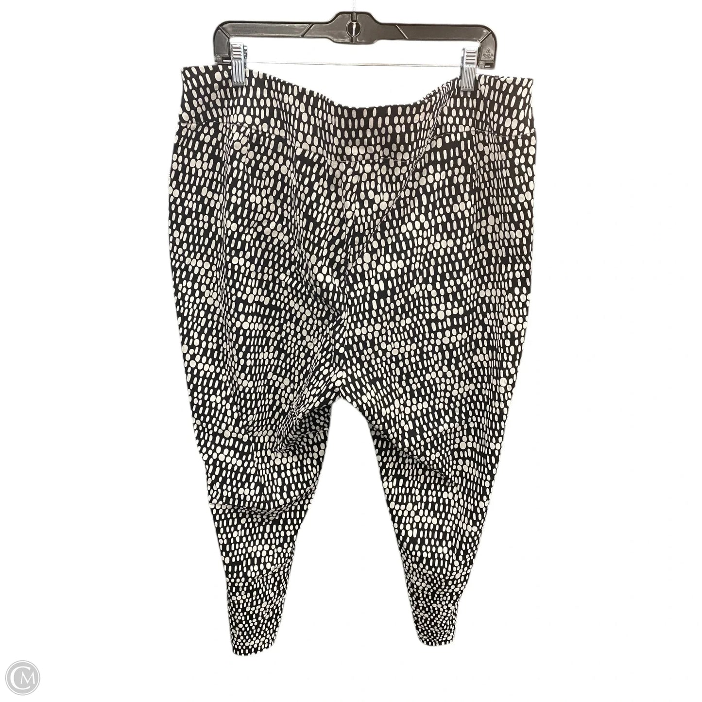 Pants Cropped By Premise In Polkadot Pattern, Size: 3x