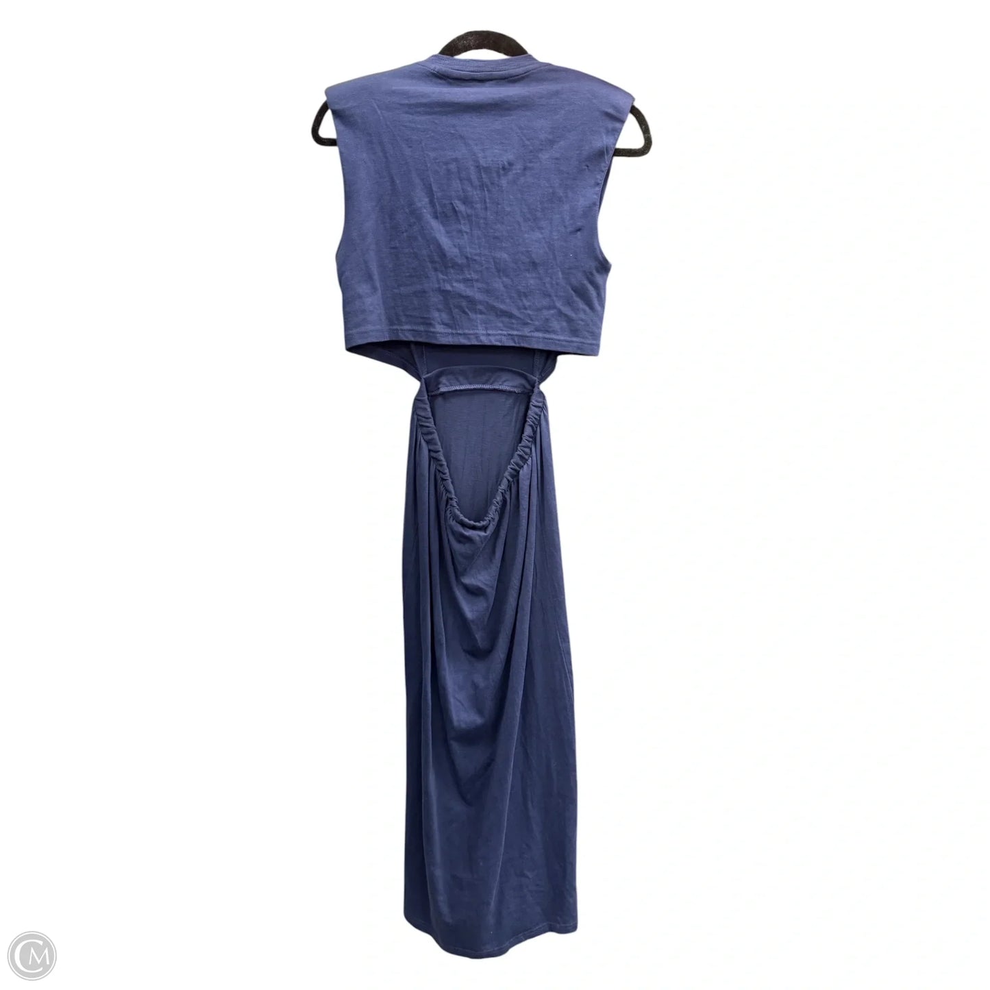 Dress Casual Midi By Anthropologie In Navy, Size: Xxs