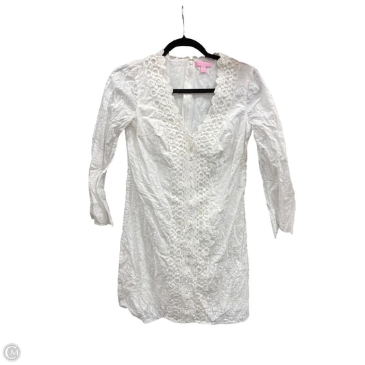Dress Designer By Lilly Pulitzer In White, Size: Xs