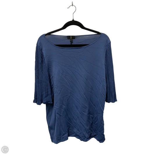 Top Short Sleeve By Carlisle In Navy, Size: Xl