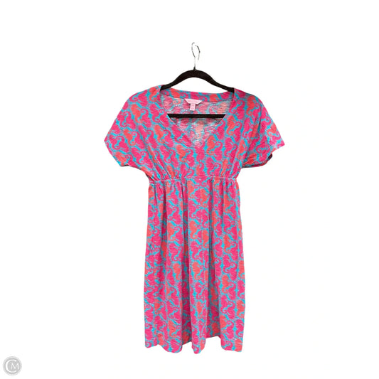Dress Designer By Lilly Pulitzer In Blue & Pink, Size: Xs