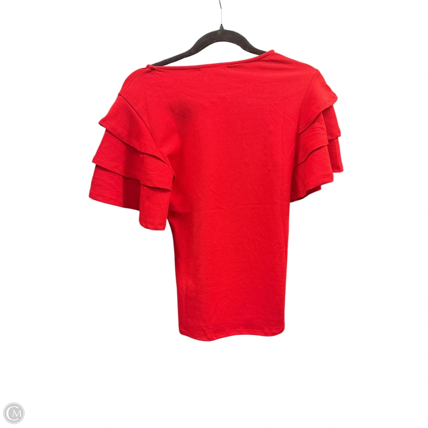 Top Short Sleeve By Clothes Mentor In Red, Size: L