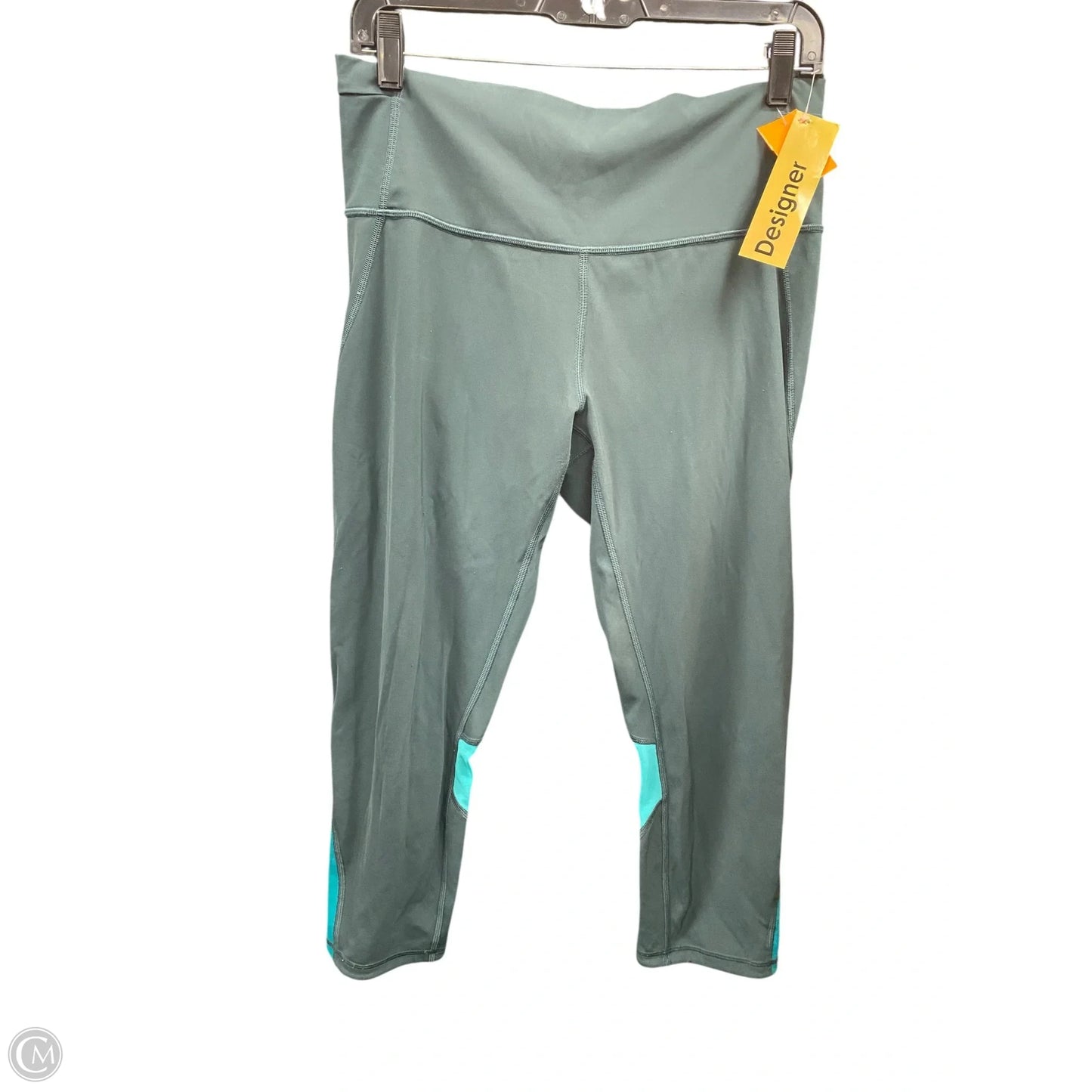 Athletic Leggings By Lululemon In Green, Size: 10