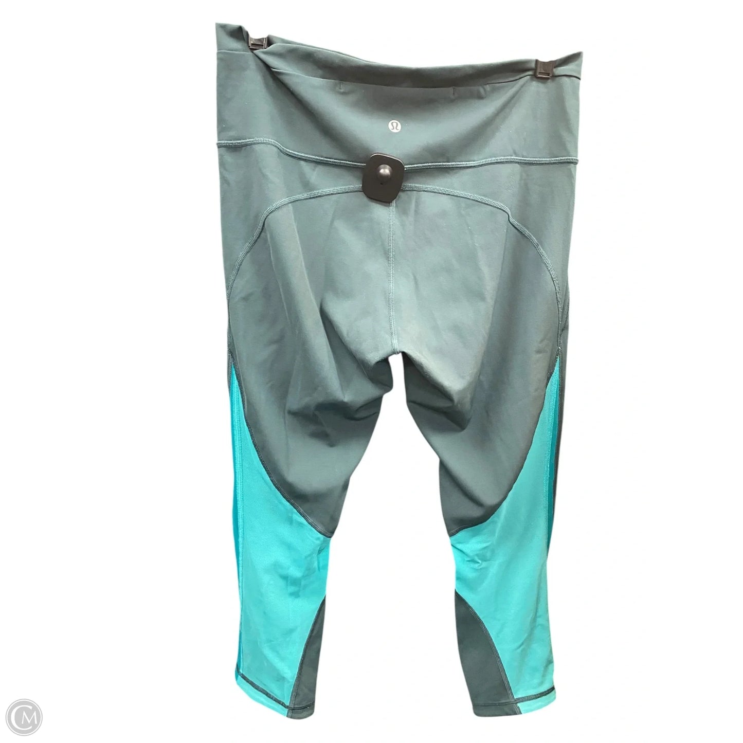 Athletic Leggings By Lululemon In Green, Size: 10