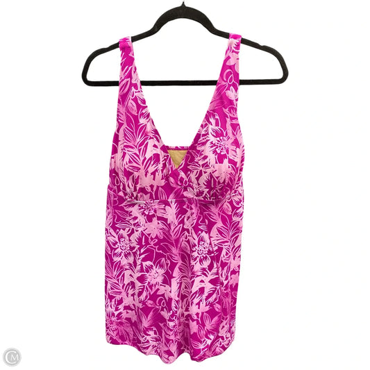 Swimsuit By Clothes Mentor In Pink, Size: 14