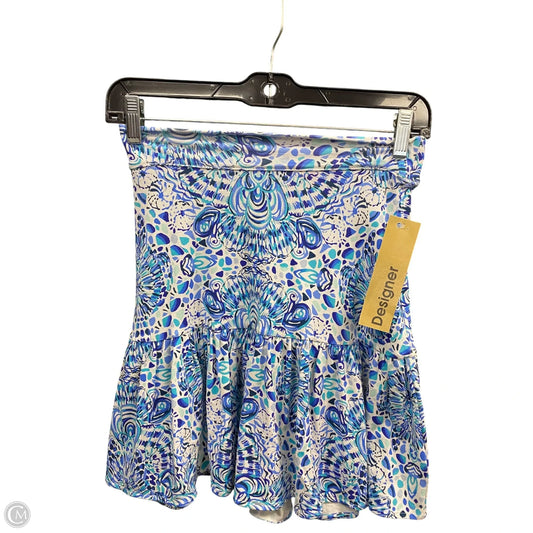 Skirt Designer By Lilly Pulitzer In Blue & White, Size: Xxs