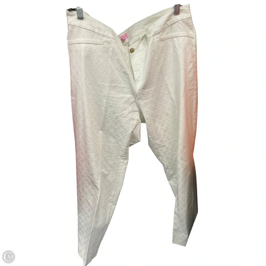Pants Designer By Lilly Pulitzer In White, Size: 16