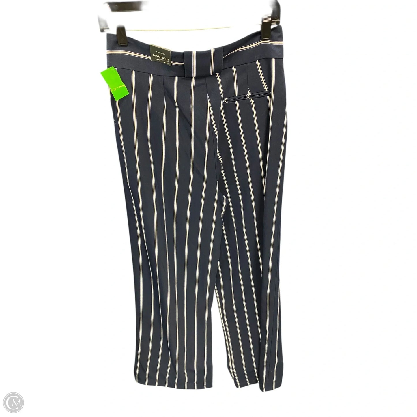 Pants Wide Leg By Madison In Striped Pattern, Size: 6