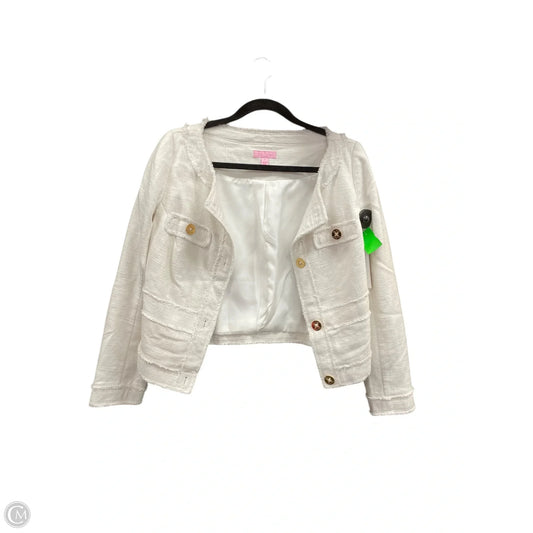 Blazer Designer By Lilly Pulitzer In Cream, Size: S