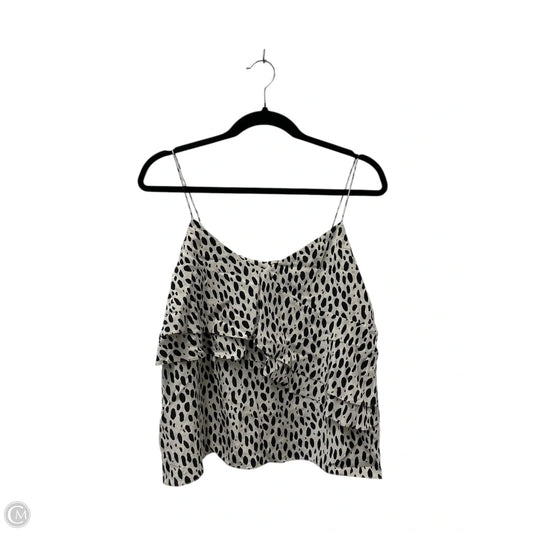 Blouse Sleeveless By J. Crew In Animal Print, Size: 8