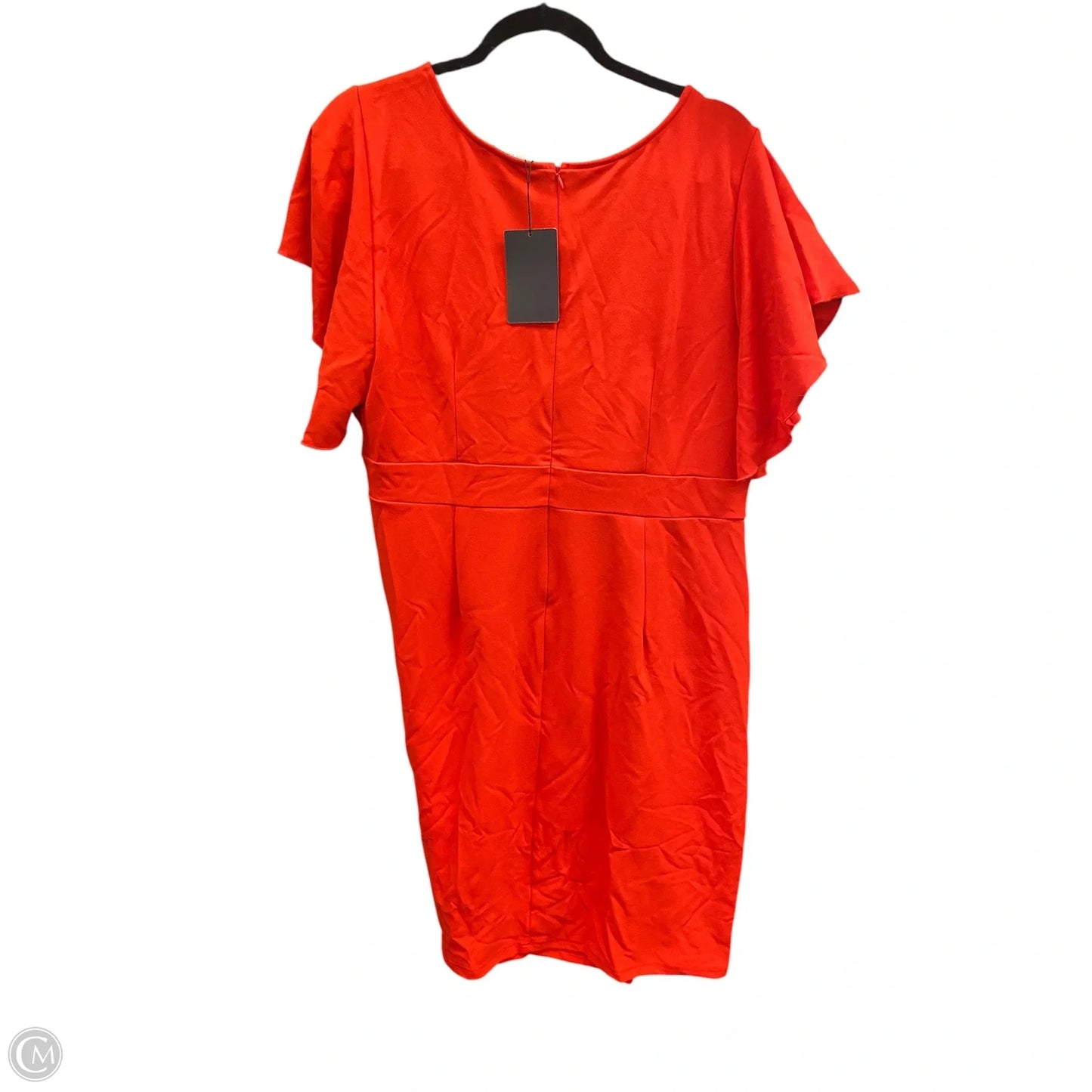 Dress Casual Midi By Clothes Mentor In Red, Size: 18