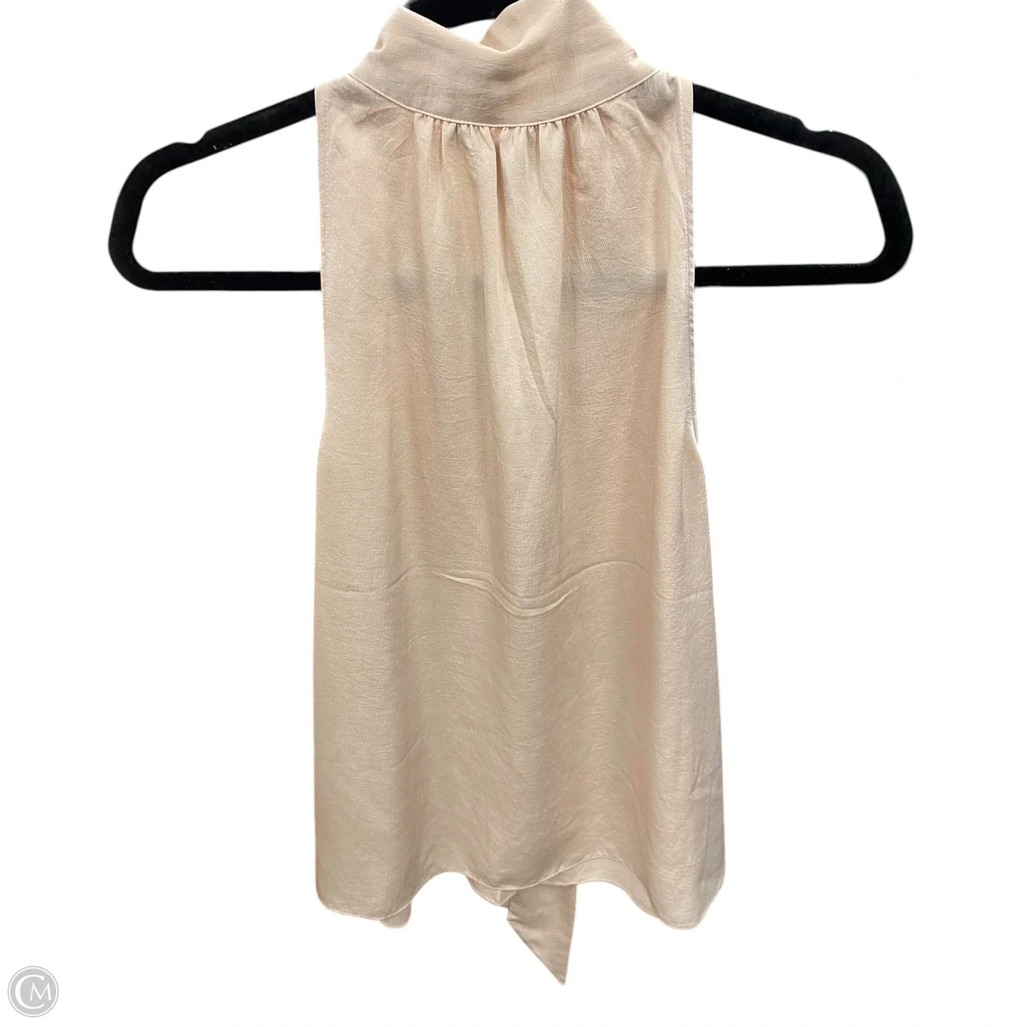 Blouse Sleeveless By Express In Tan, Size: M