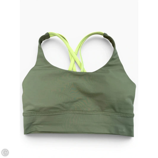 Athletic Bra By Lululemon In Green, Size: 6