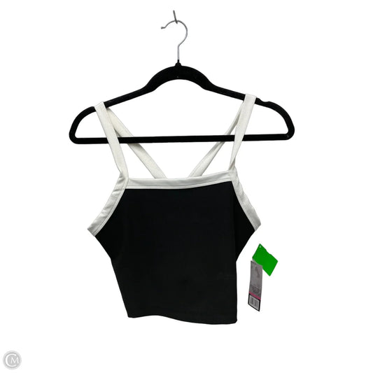 Athletic Bra By Clothes Mentor In Black & White, Size: L