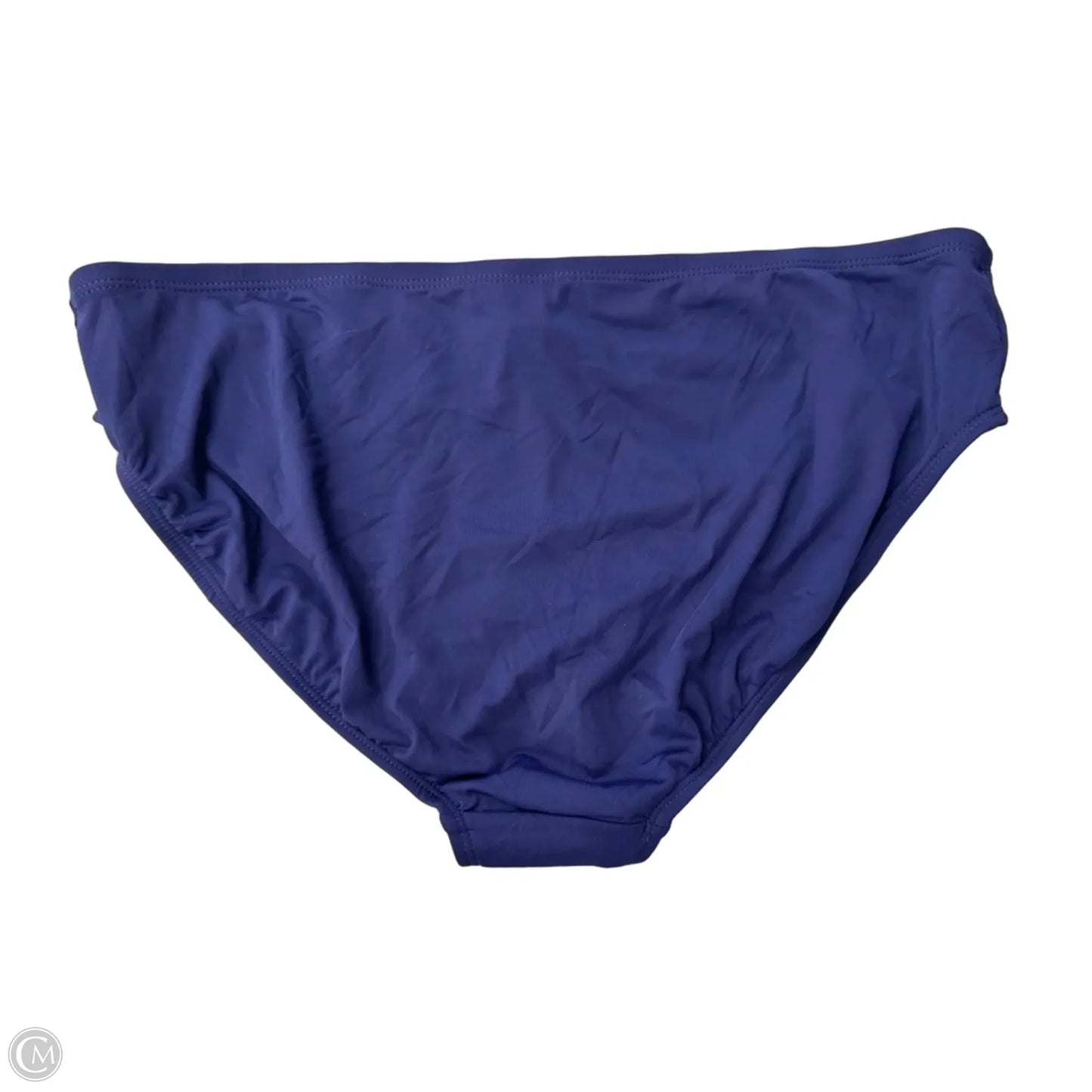 Swimsuit 2pc By Clothes Mentor In Blue & White, Size: 18