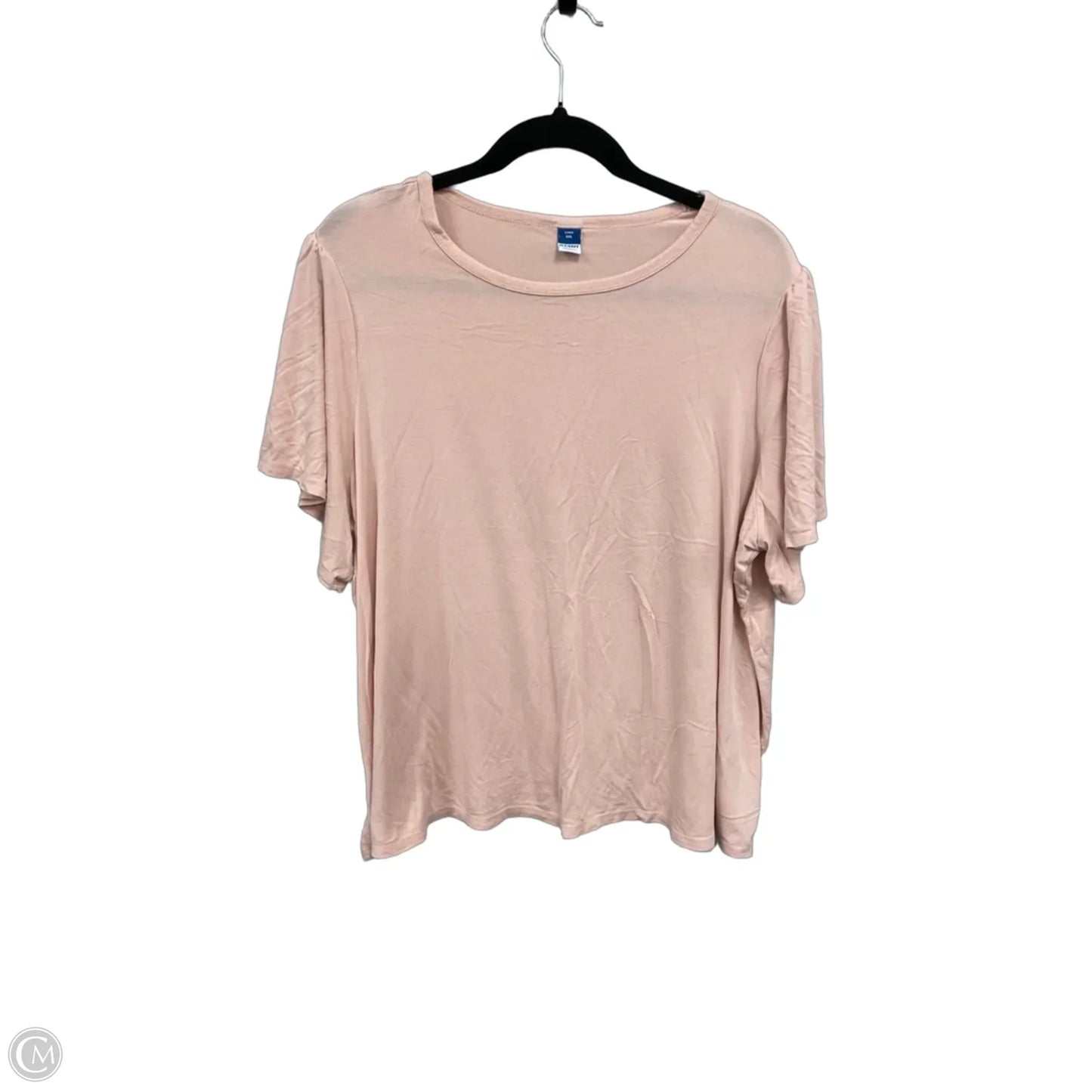 Top Short Sleeve By Old Navy In Peach, Size: Xxl