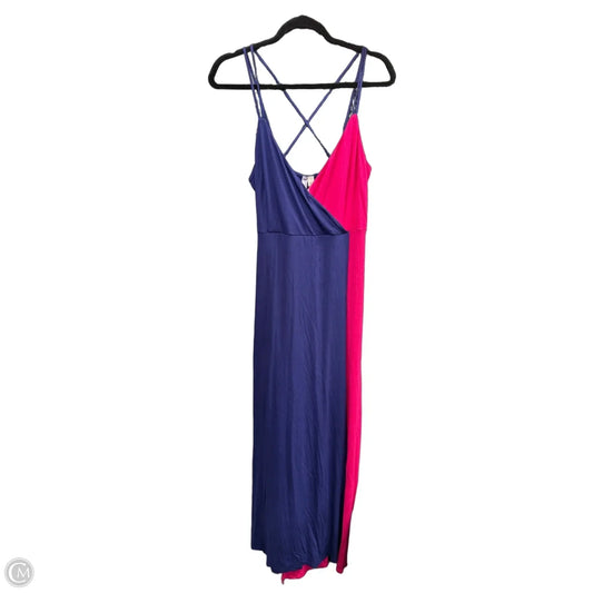 Dress Casual Maxi By Alya In Blue & Pink, Size: L