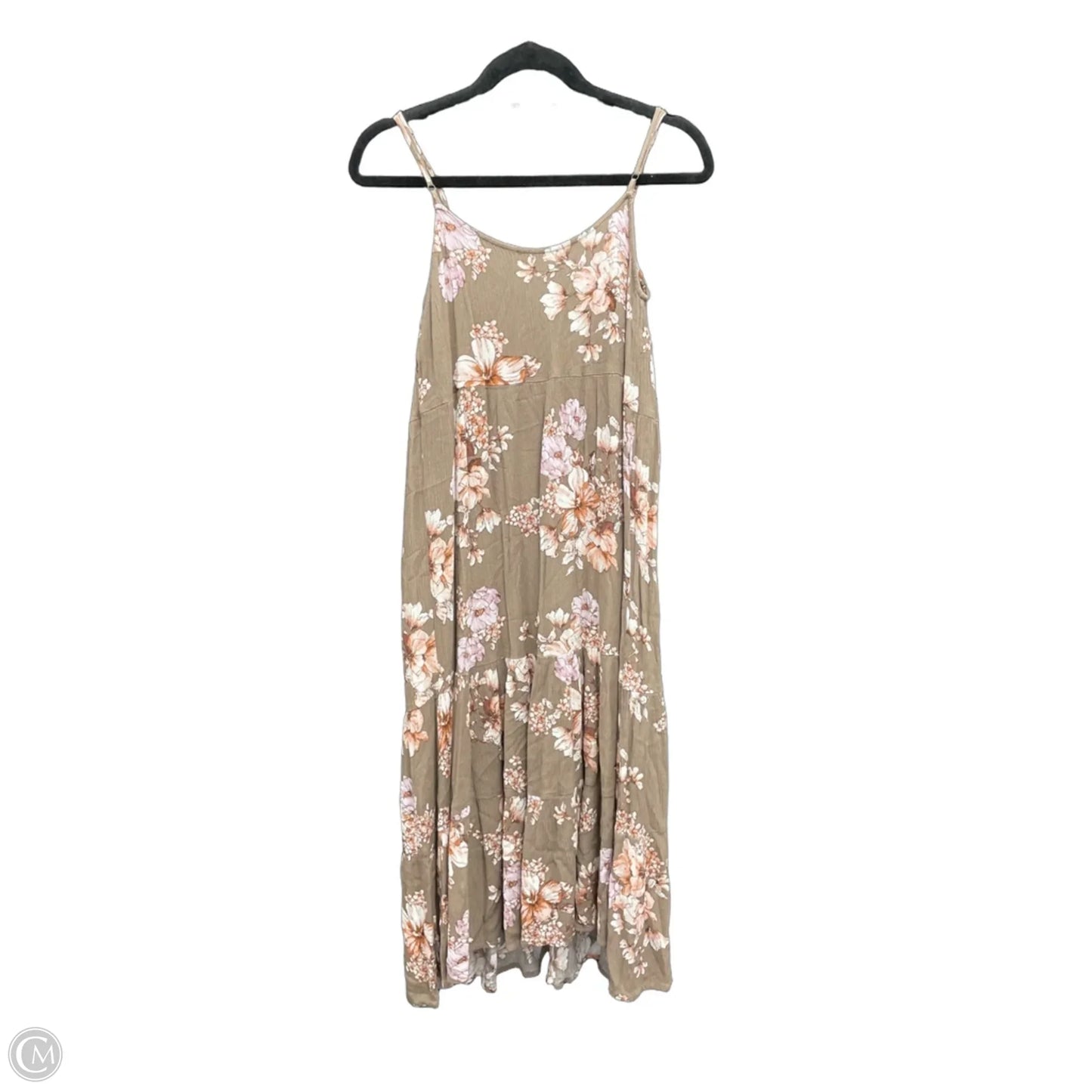 Dress Casual Maxi By Clothes Mentor In Floral Print, Size: L
