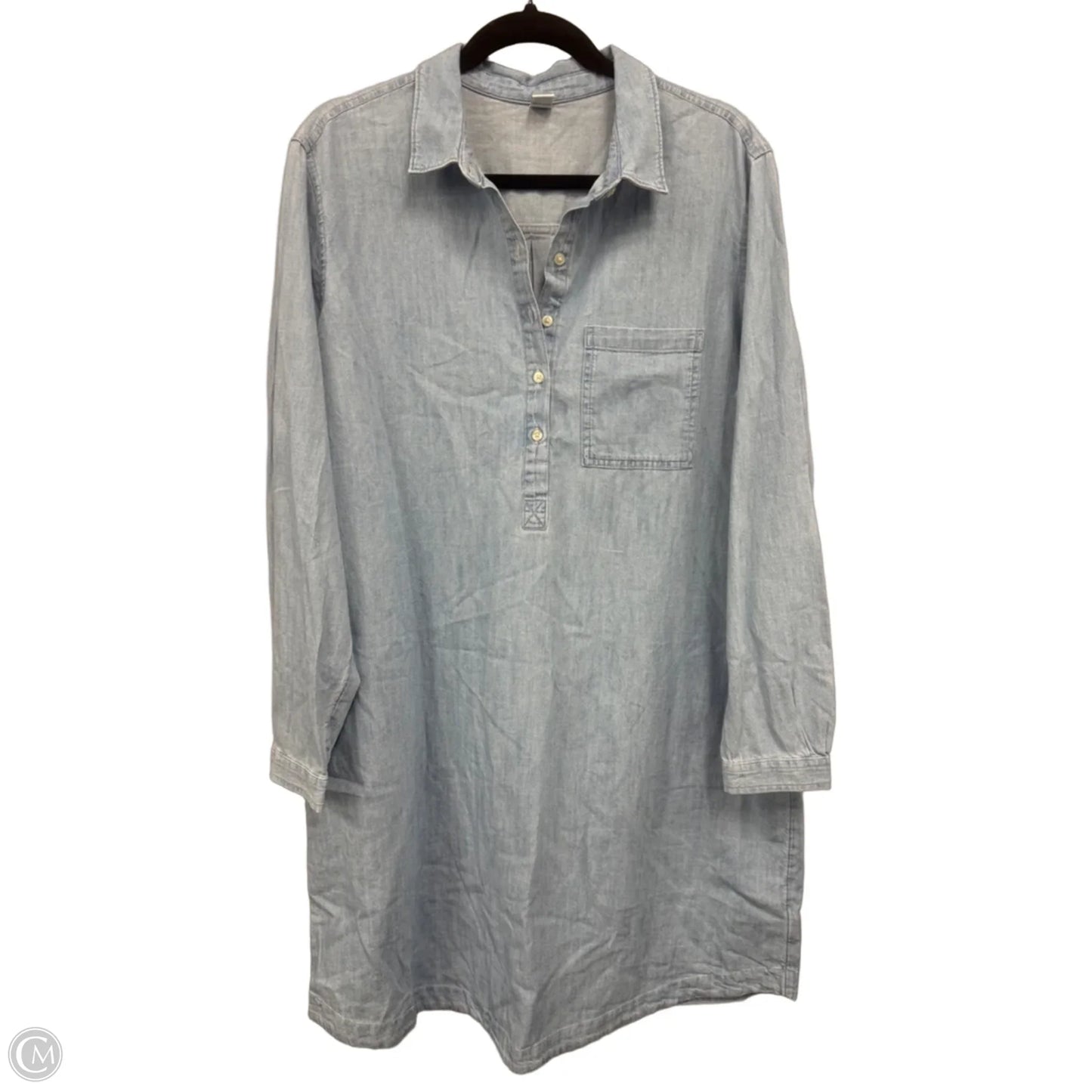 Dress Casual Short By Old Navy In Blue, Size: Xl