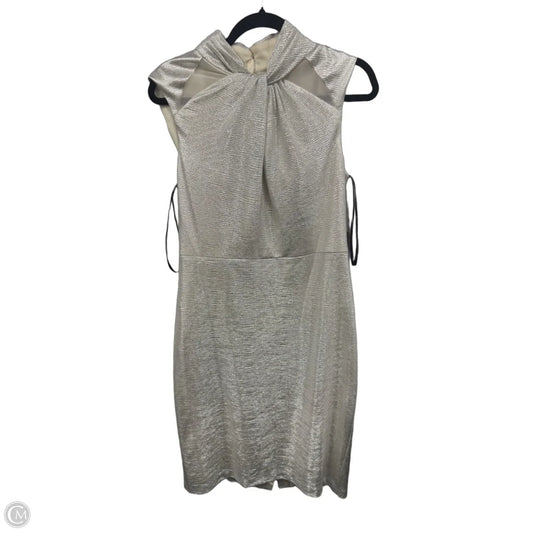Dress Party Midi By Vince Camuto In Silver, Size: 14