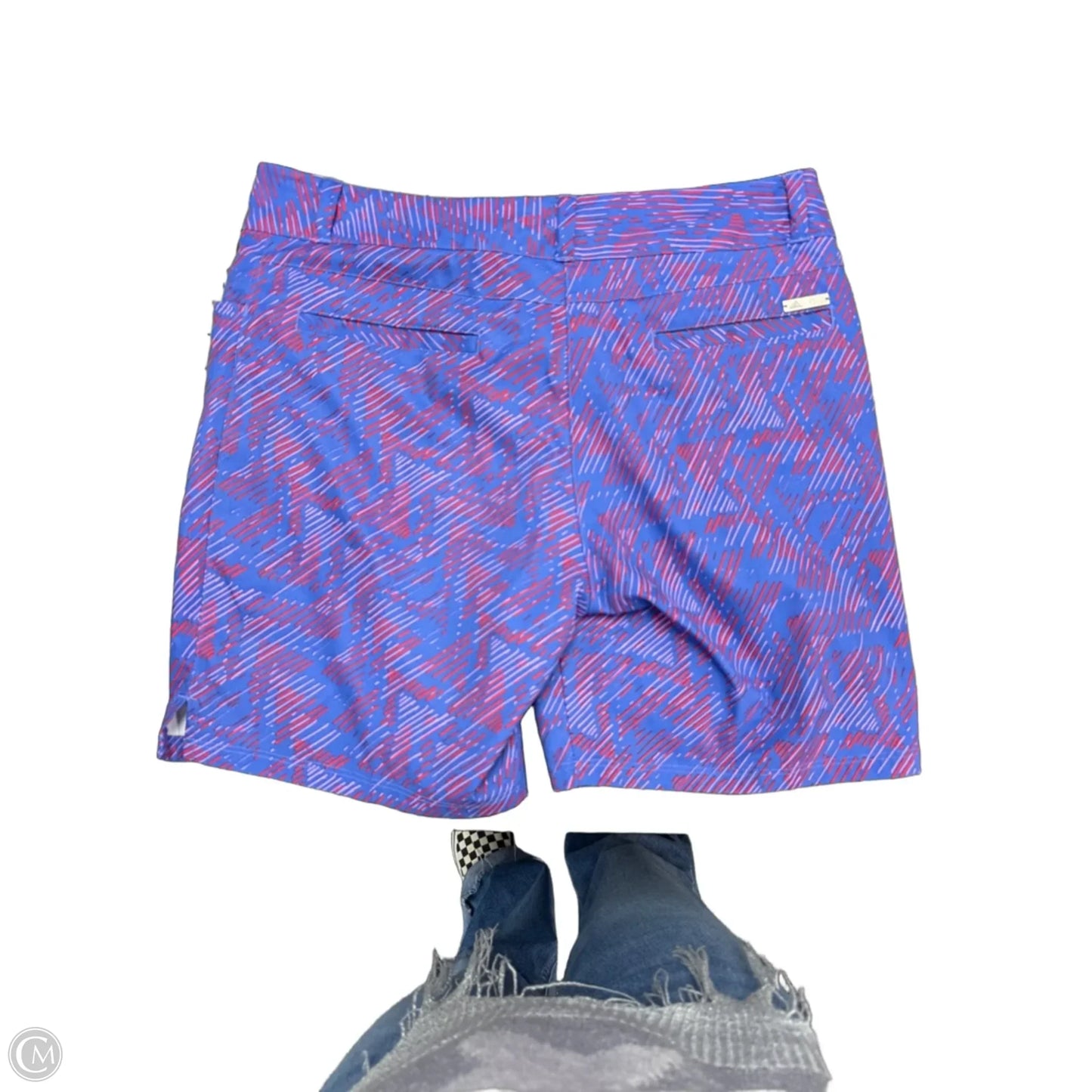 Athletic Shorts By Adidas In Blue & Red, Size: 6