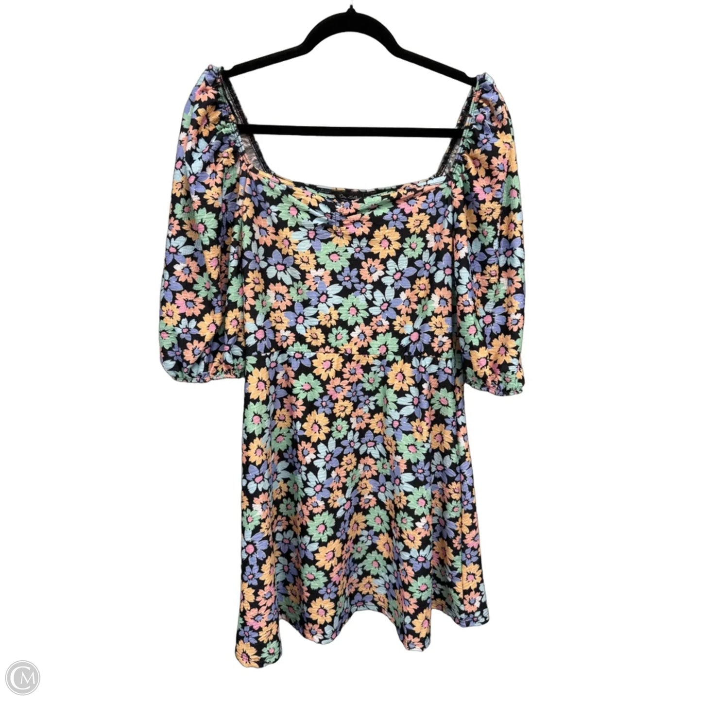 Dress Casual Short By Clothes Mentor In Floral Print, Size: 10