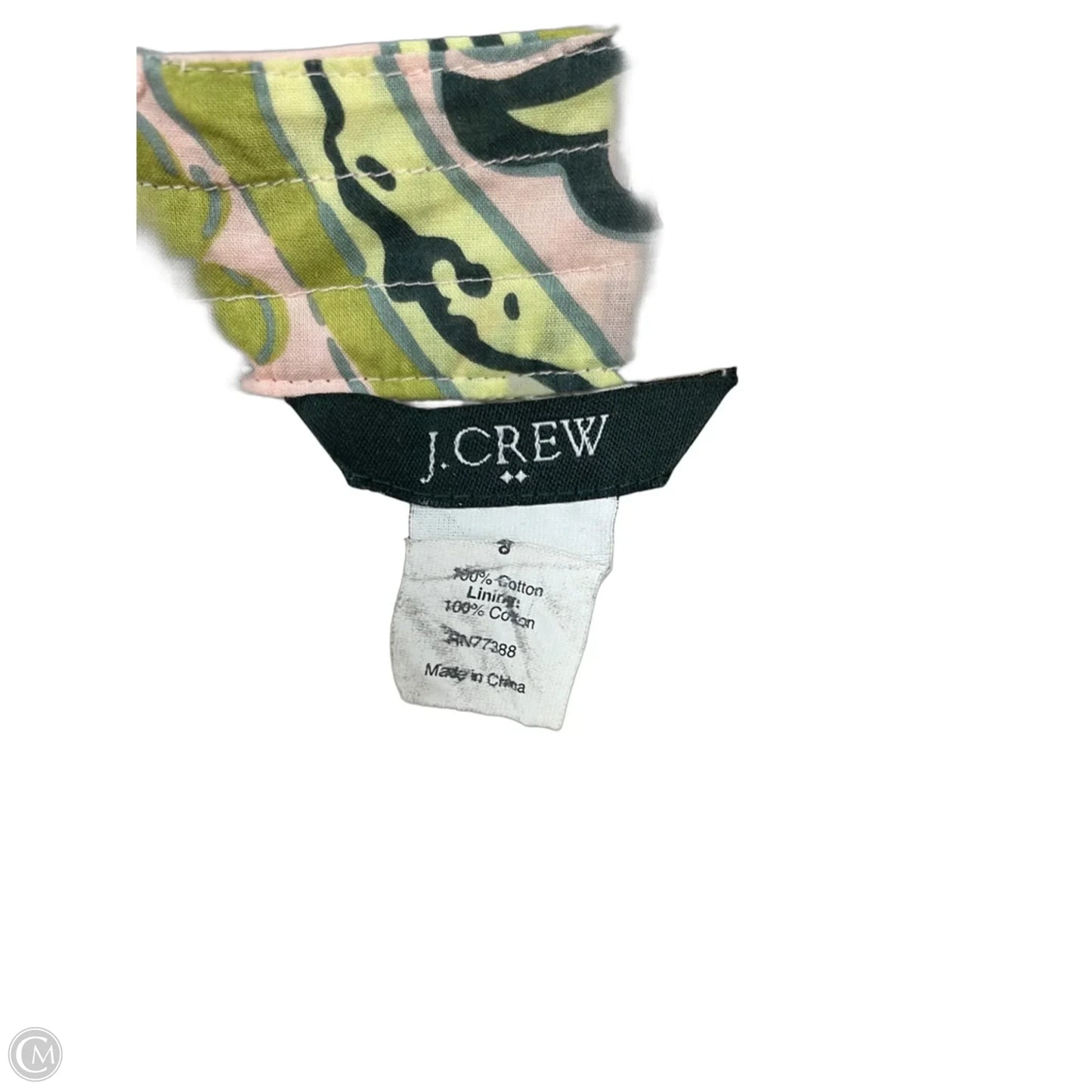 Dress Casual Short By J. Crew In Green & Pink, Size: 8