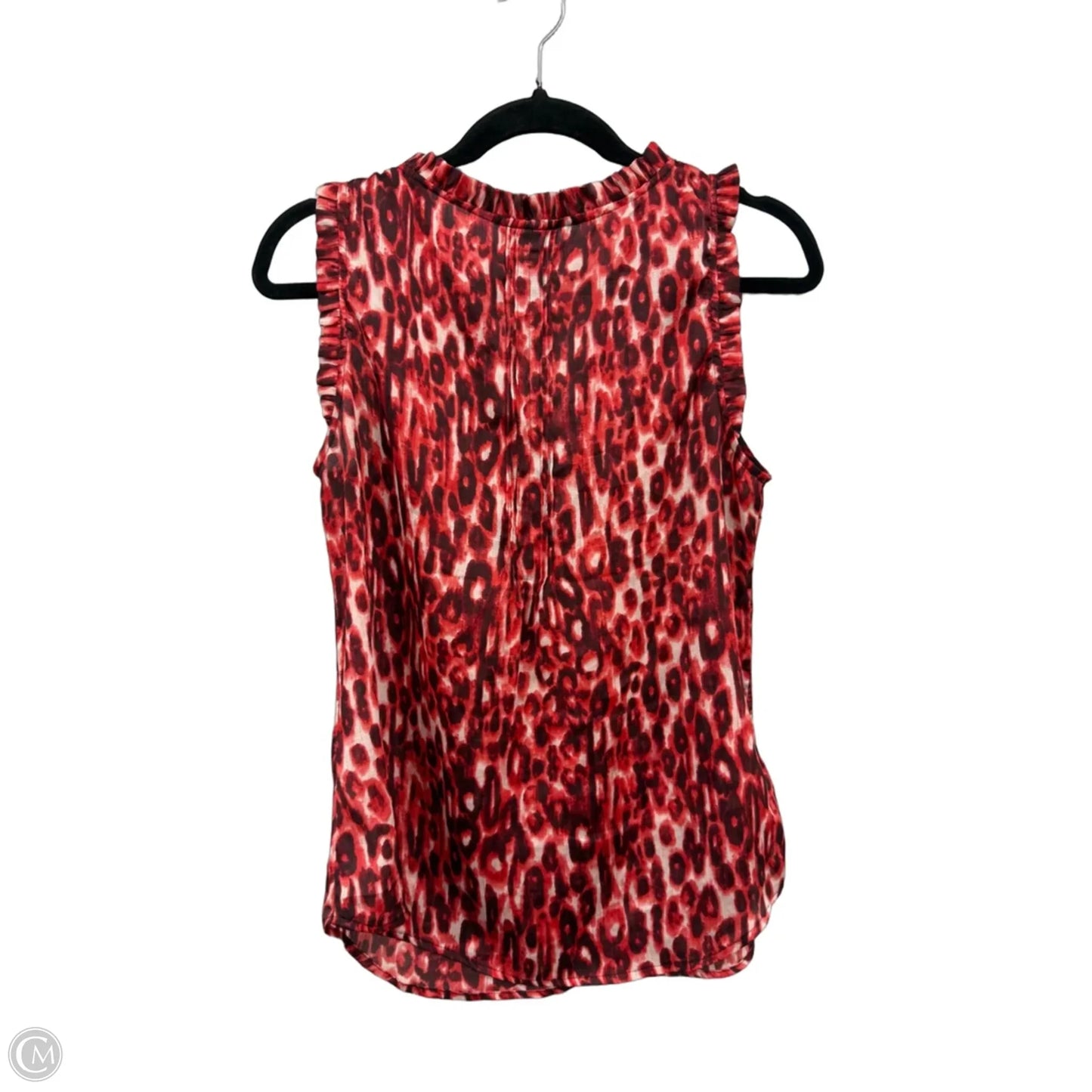 Top Sleeveless By New York And Co In Animal Print, Size: M