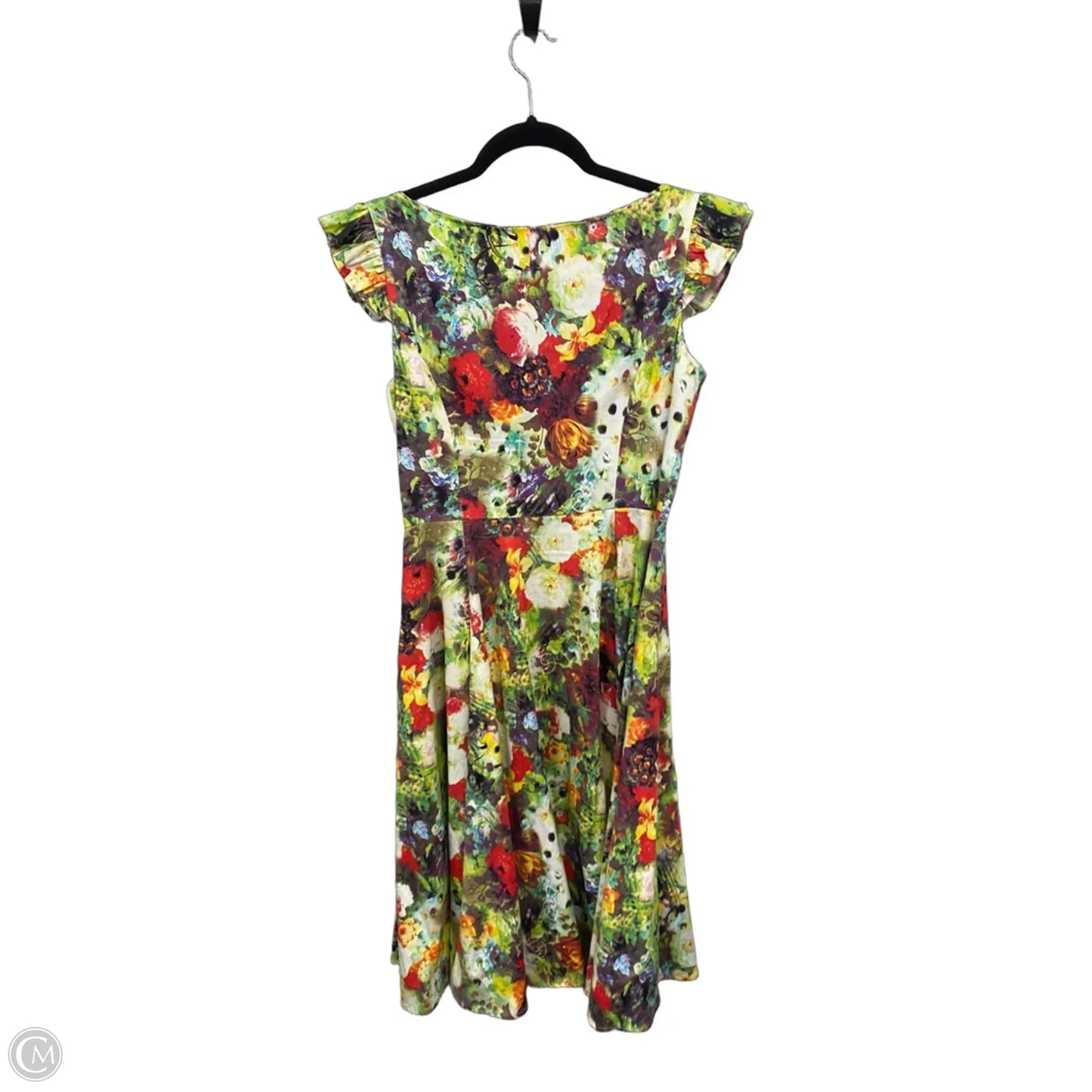Dress Casual Midi By Cmb In Floral Print, Size: 8
