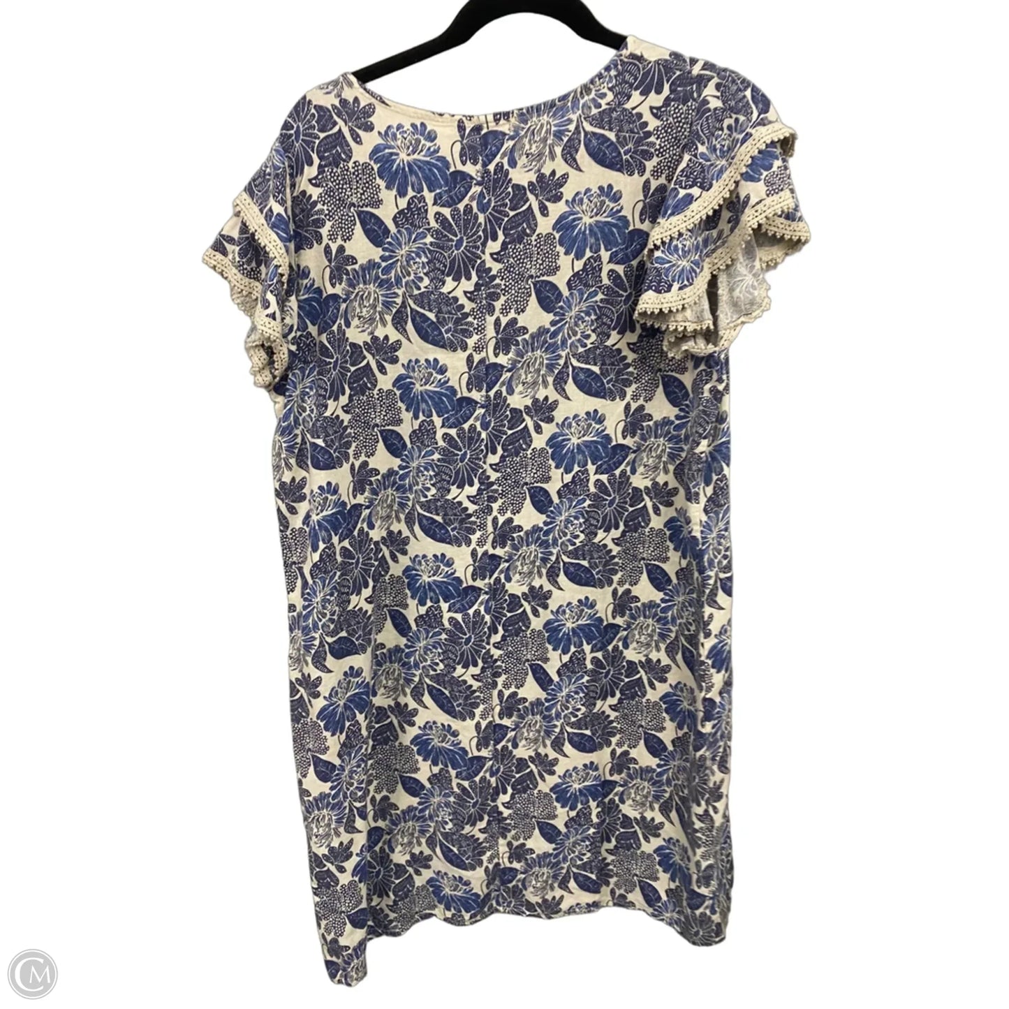 Dress Casual Short By Clothes Mentor In Floral Print, Size: Xl