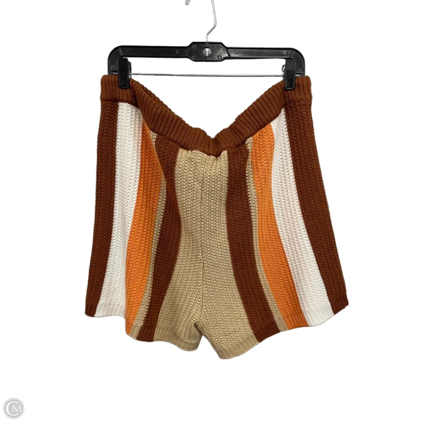 Shorts By Almost Famous In Brown & Orange, Size: 3x