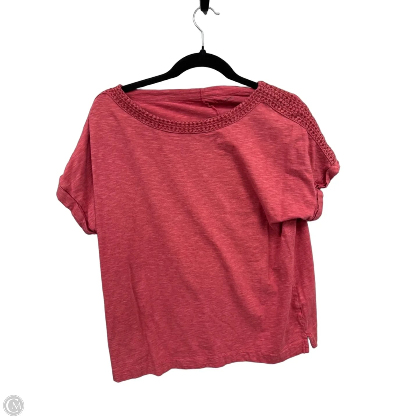 Top Short Sleeve By L.l. Bean In Coral, Size: L