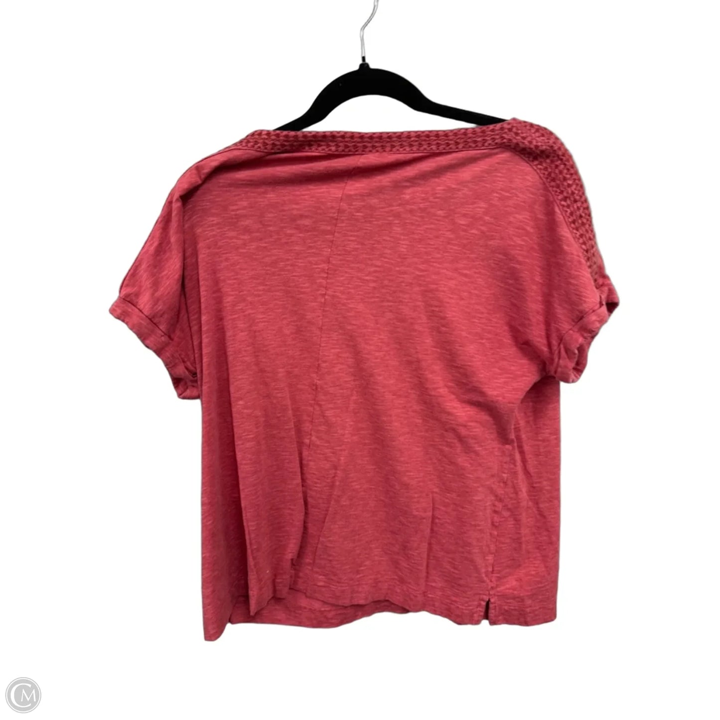 Top Short Sleeve By L.l. Bean In Coral, Size: L
