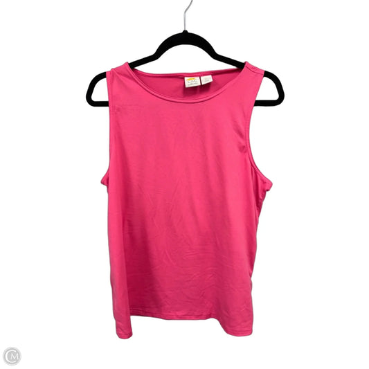 Top Sleeveless Basic By Clothes Mentor In Pink, Size: L