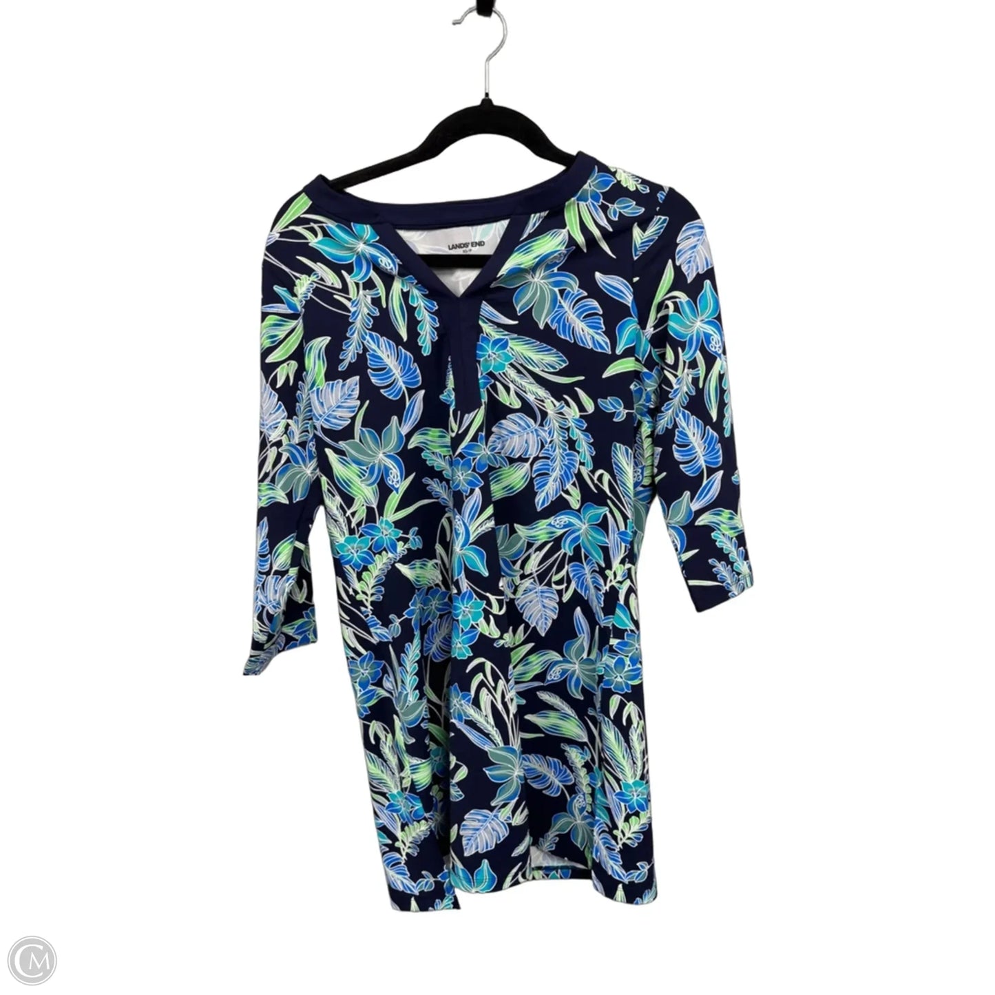 Swimwear Cover-up By Lands End In Tropical Print, Size: Xs