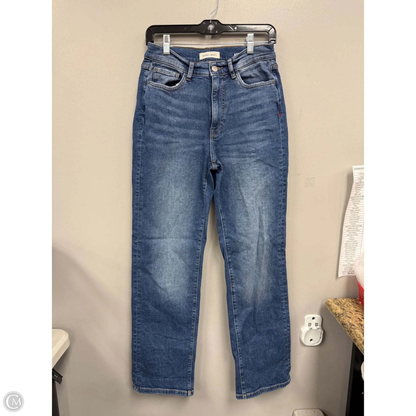 Jeans Straight By Clothes Mentor In Blue, Size: 4