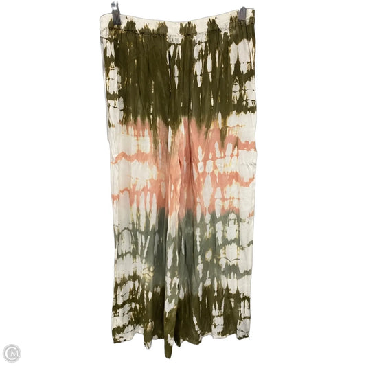 Pants Wide Leg By Young Fabulous & Broke In Tie Dye Print, Size: S