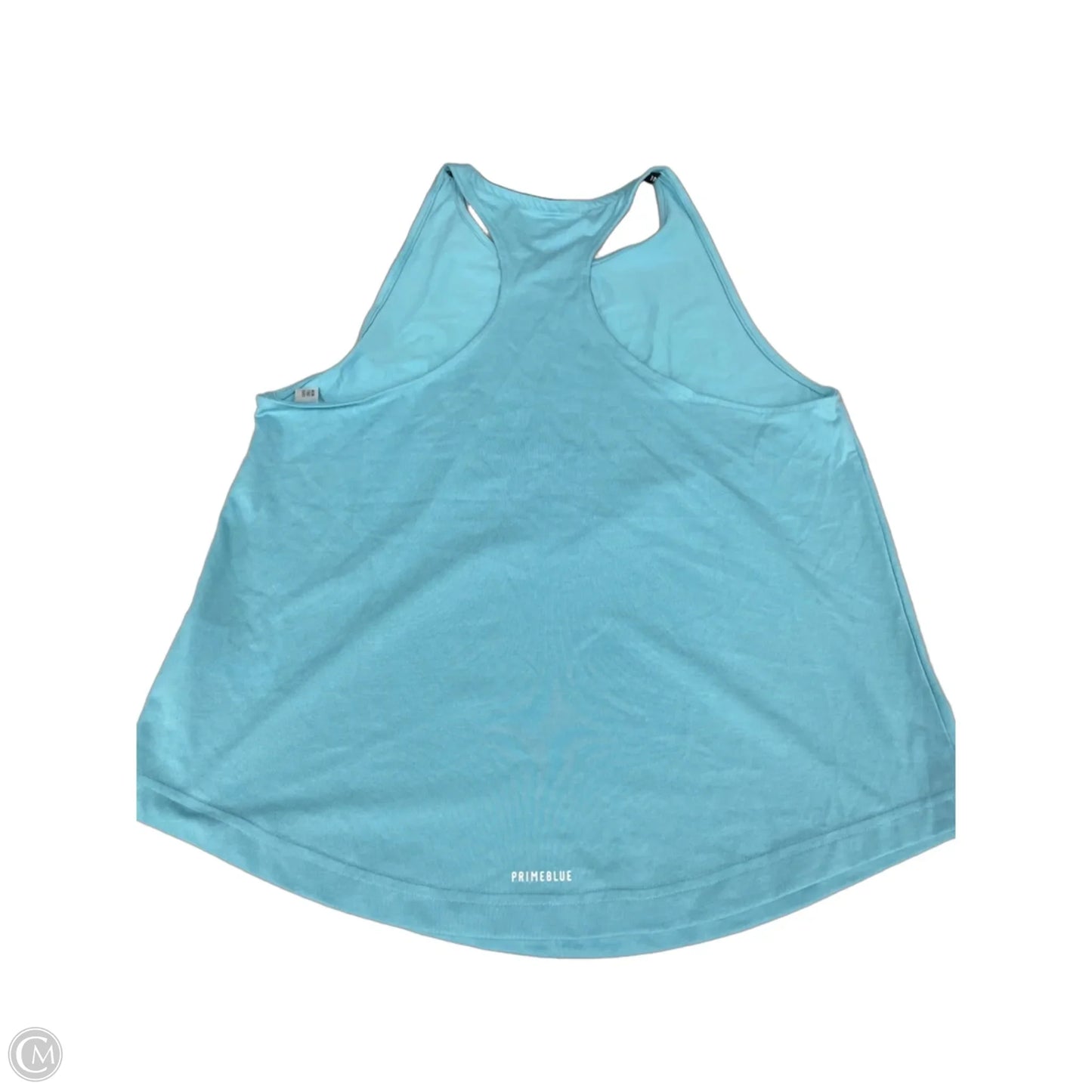 Athletic Tank Top By Adidas In Blue, Size: L