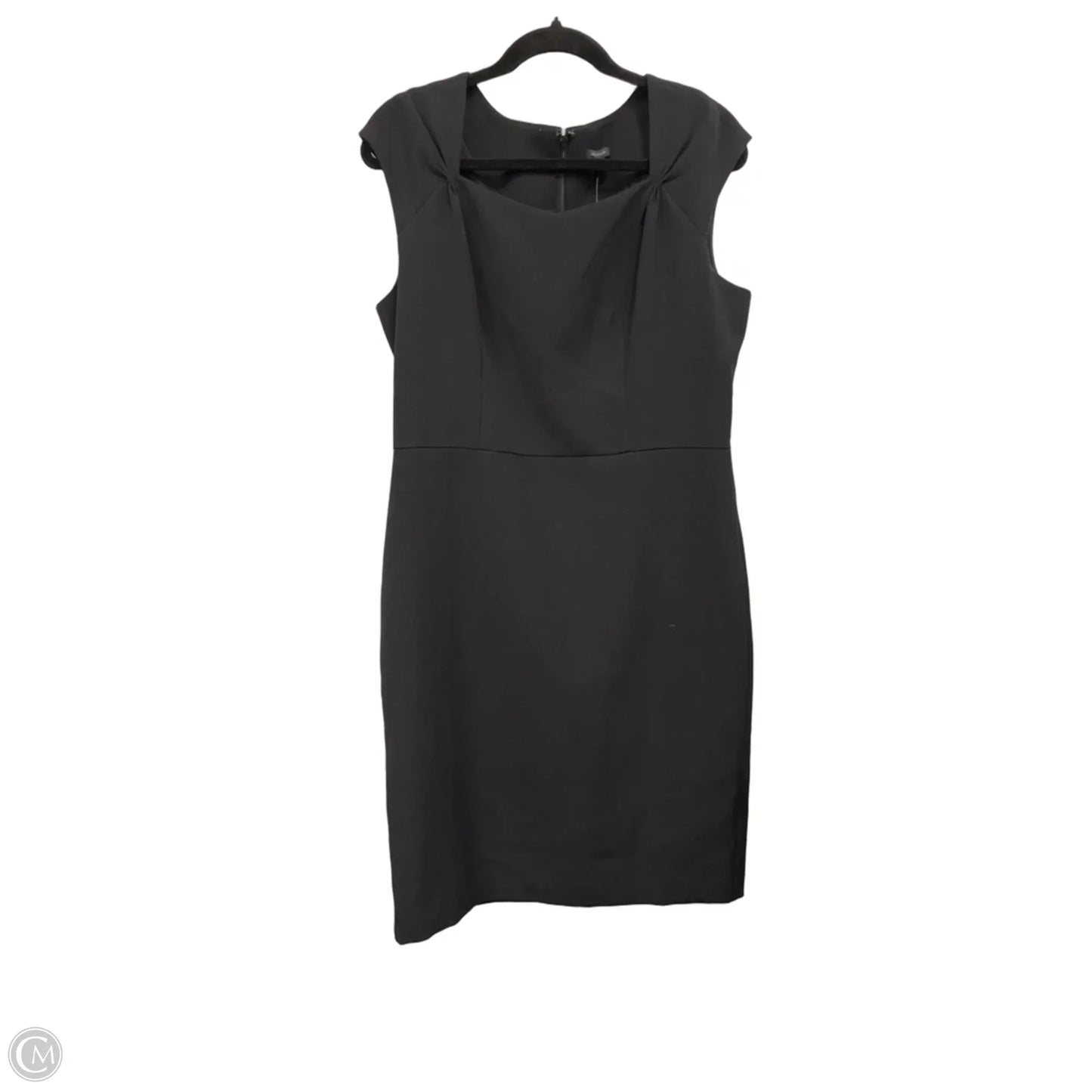 Dress Casual Midi By Ann Taylor In Black, Size: 12