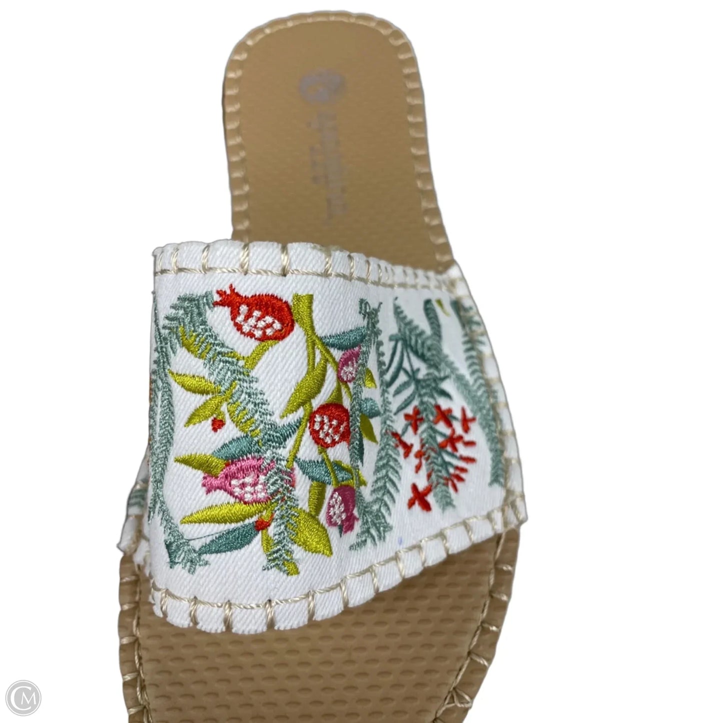Sandals Flats By Spartina In Floral Print, Size: 10