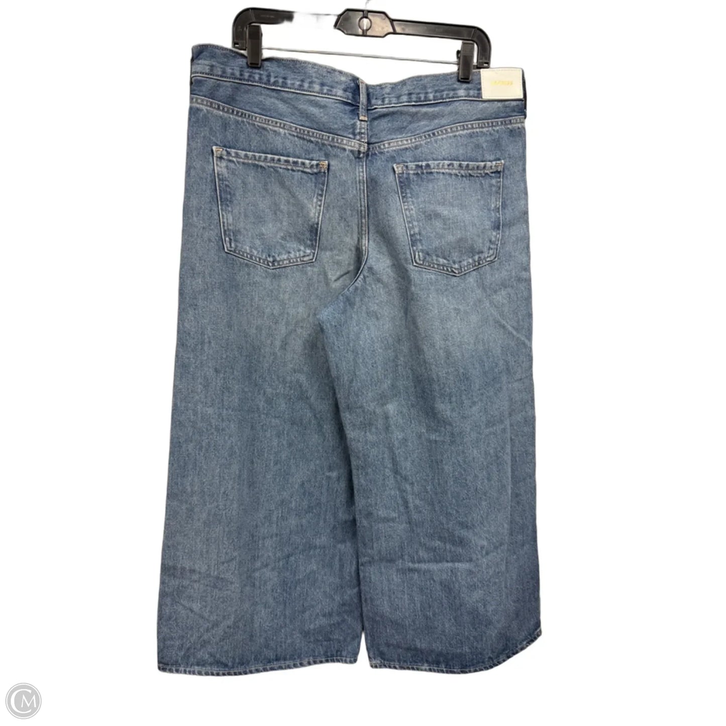 Jeans Wide Leg By Express In Blue, Size: 14