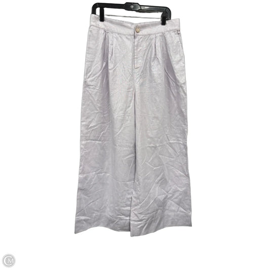 Pants Wide Leg By Cmb In Purple, Size: L