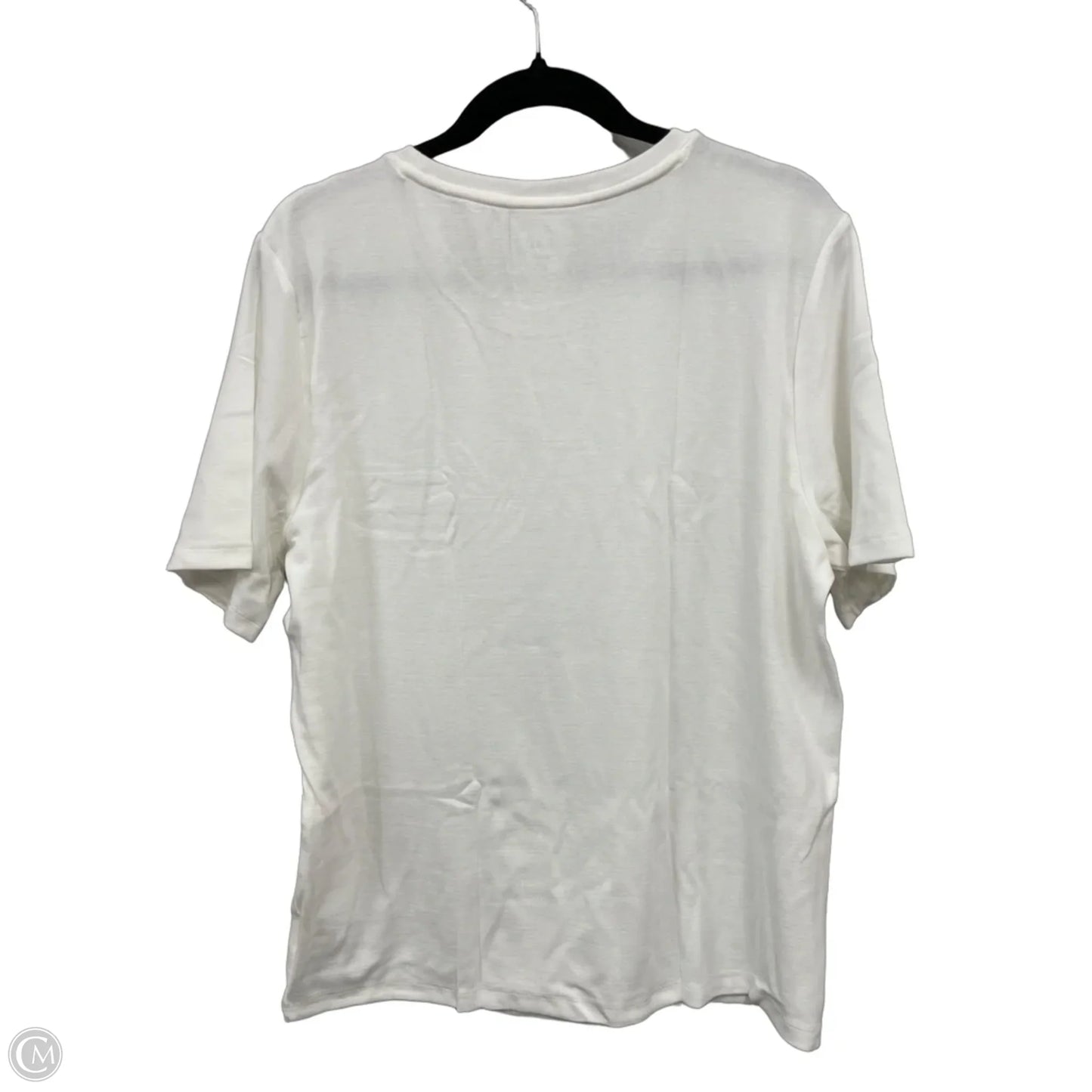 Top Short Sleeve By Gap In Cream, Size: Xxl