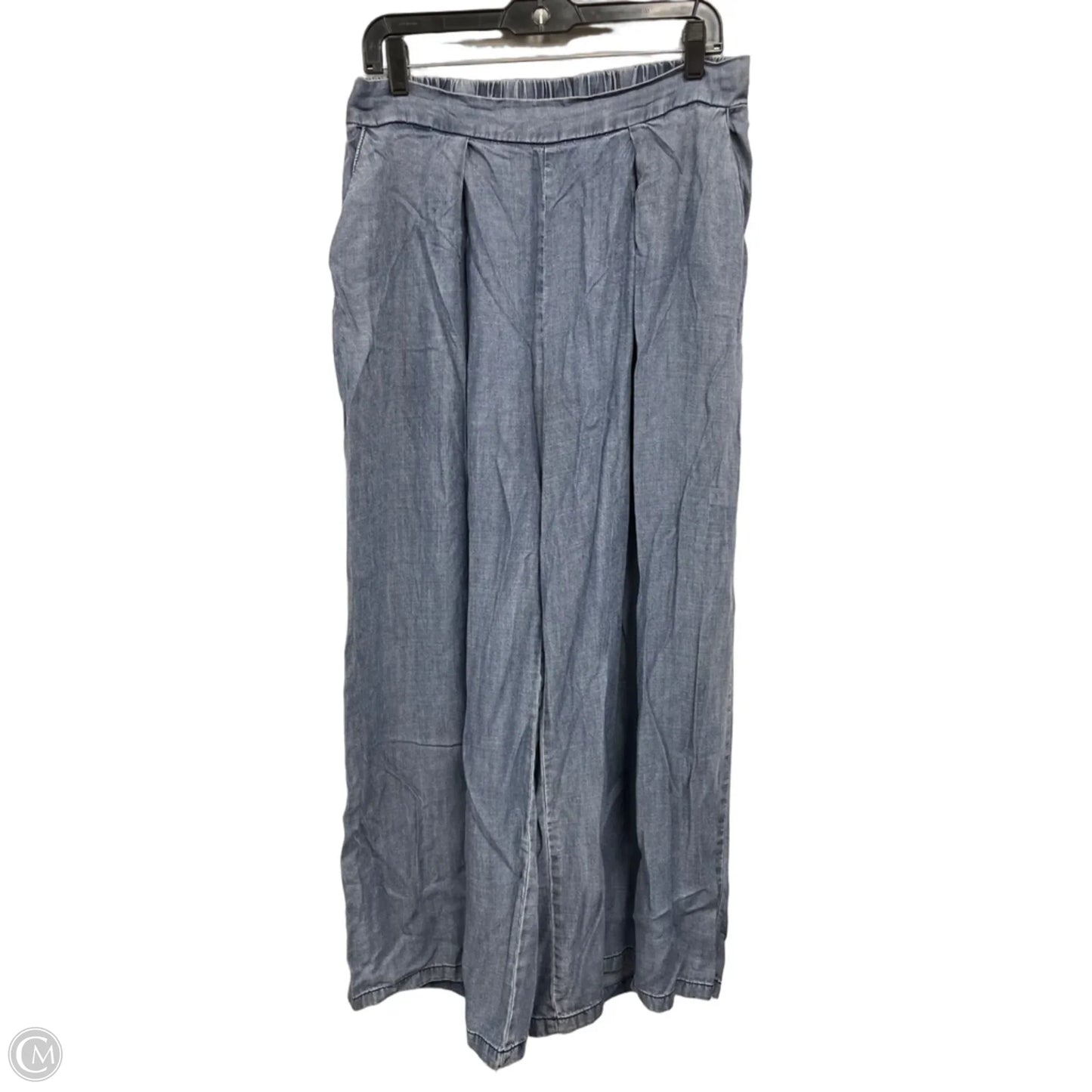 Pants Wide Leg By Clothes Mentor In Blue, Size: L
