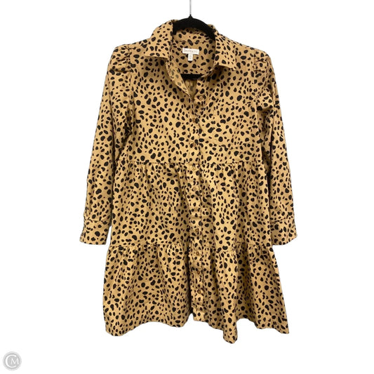 Dress Casual Short By Crown And Ivy In Animal Print, Size: Sp