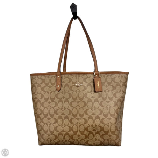 Tote Designer By Coach, Size: Large