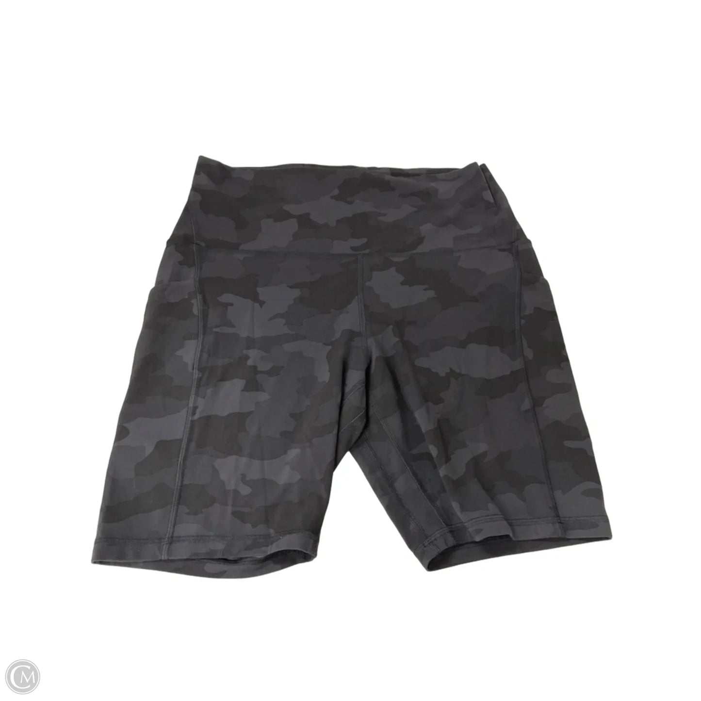 Athletic Shorts By Lululemon In Camouflage Print, Size: 12