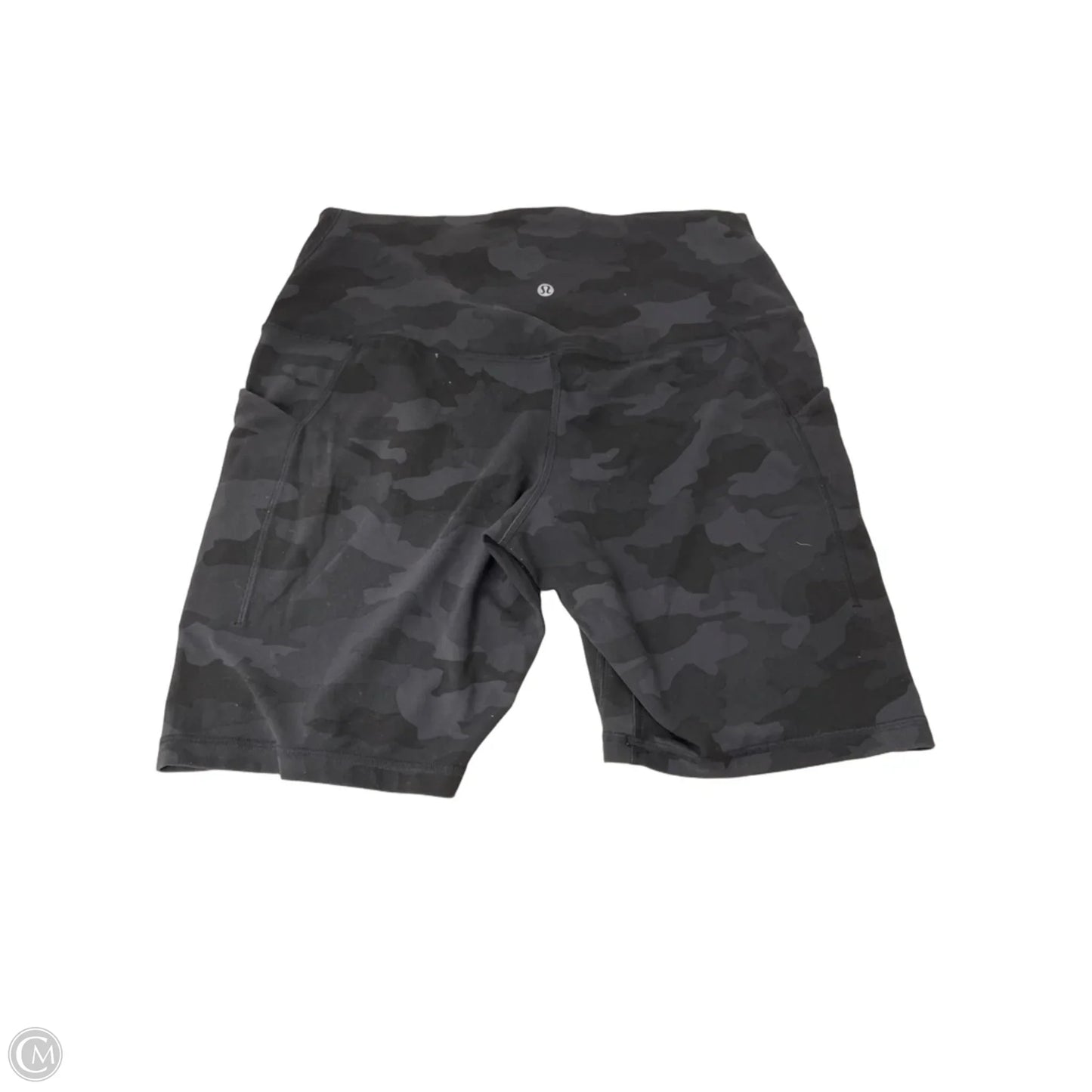 Athletic Shorts By Lululemon In Camouflage Print, Size: 12
