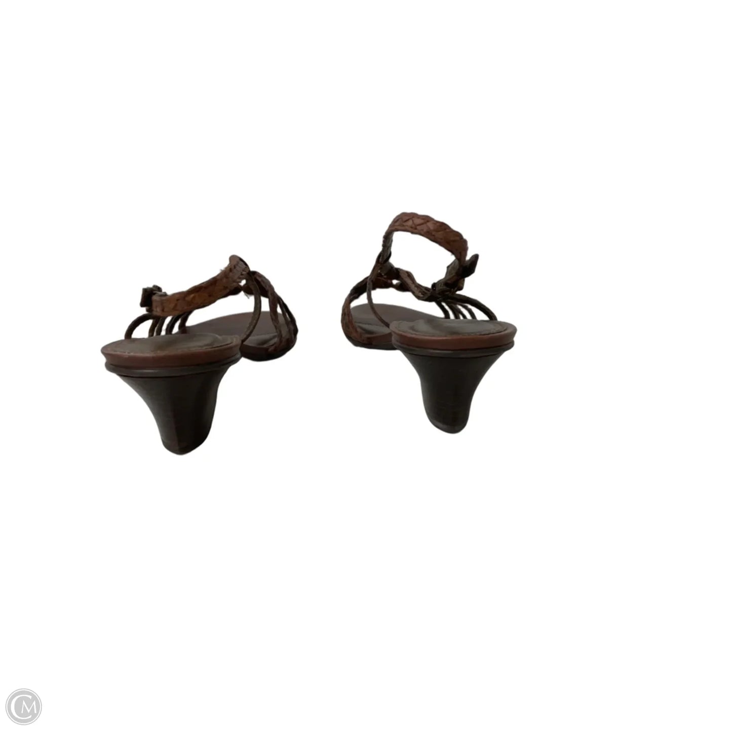 Sandals Heels Kitten By Naturalizer In Brown, Size: 7.5