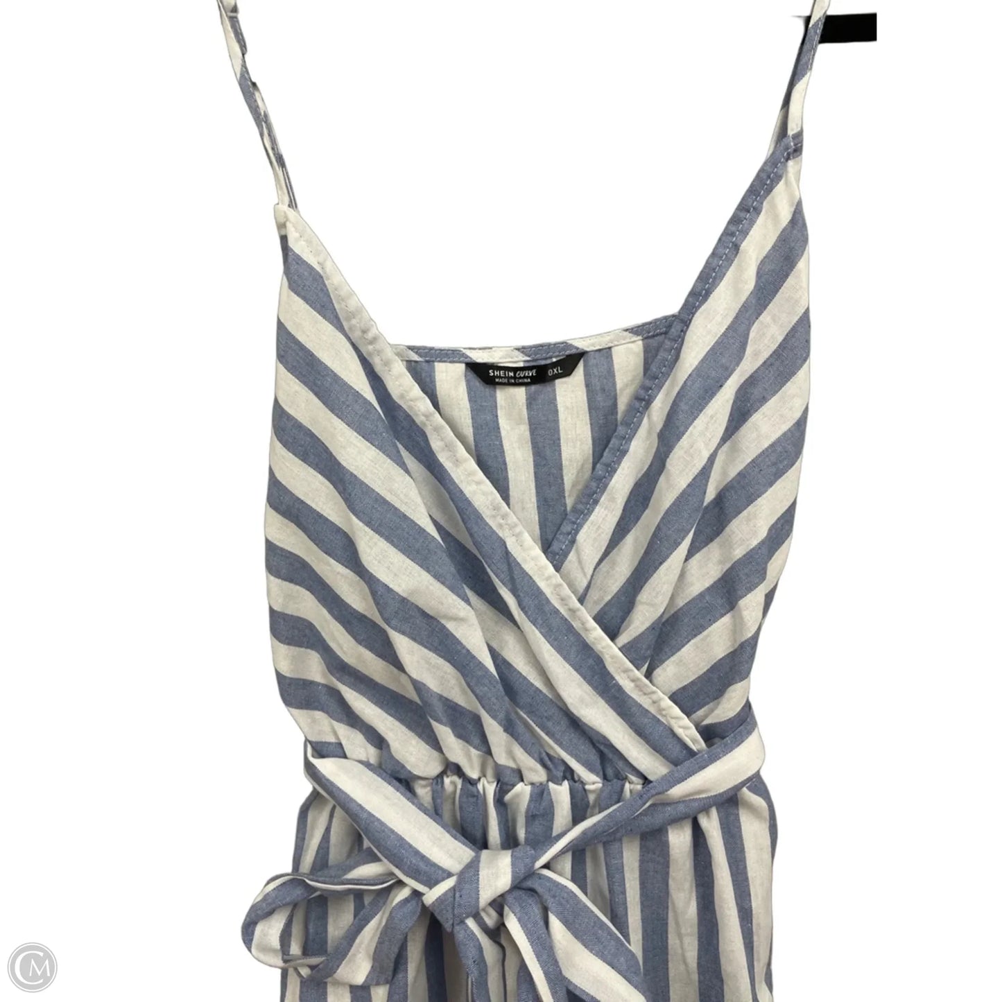 Dress Casual Short By Shein In Striped Pattern, Size: Xl